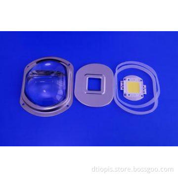 Glass Optical Lens LED Street Light Retrofit Kits With High